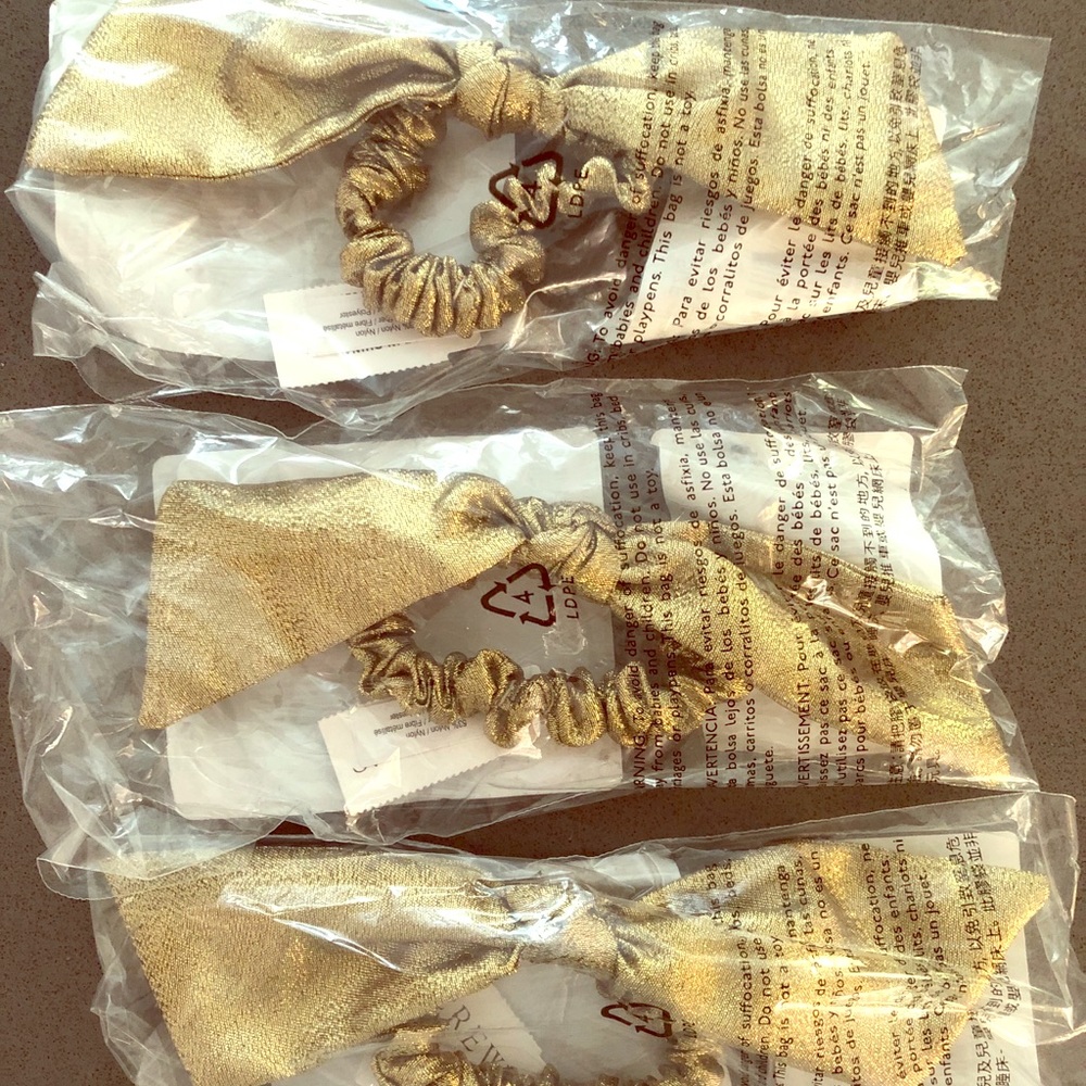 Gold Hair Ties